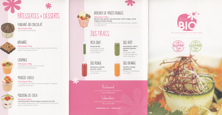 Photos brochure pour I Feel Bio